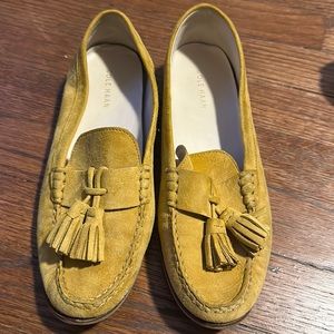 Cole Haan Golden Suede Moccasin w/ Tassels